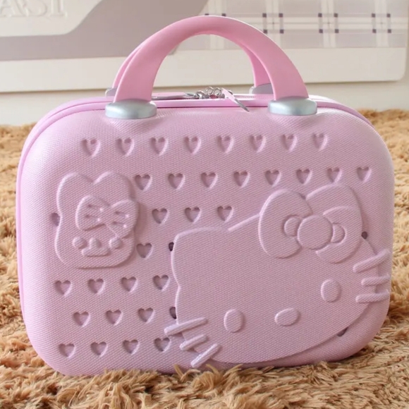 Hello Kitty Suitcase /MakeupOrg. lightPinkColor-itsbabypink! FREE SHIPPING! - Picture 15 of 15